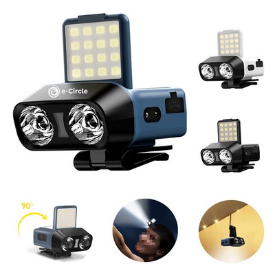 Foldable Head Flashlight Lamp
