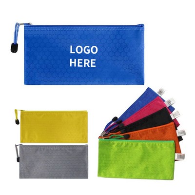 A6 Water-Resistant Zippered File Satchel