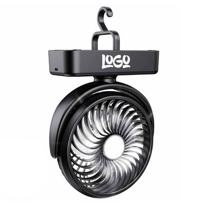 8000mAh Outdoor Camping LED Lighting Fan