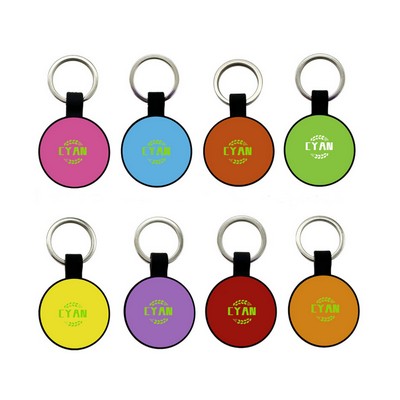 Round Silicone Pet Tag