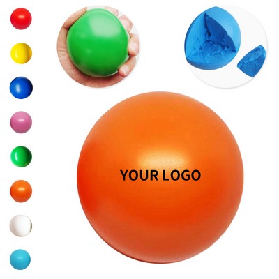 Soft PU Material Stress Ball With Foam Filling For Hand Therapy