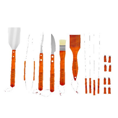 22-Piece Stainless Steel Non-Stick Grill Pan Set