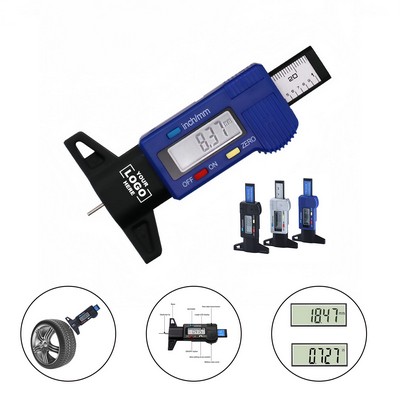 LCD Digital Tire Tread Depth Gauge