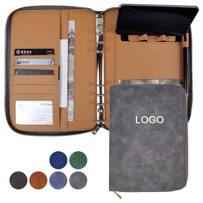 Leather Portfolio A5 Conference Folder