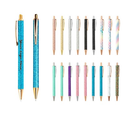 Glitter Metal Ballpoint Pen