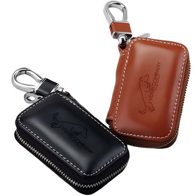 Multifunction Zipper Key PU Car Case Bag