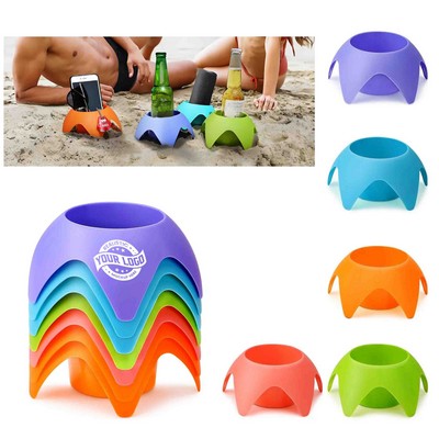 Colorful Stackable Beach Drink Holder