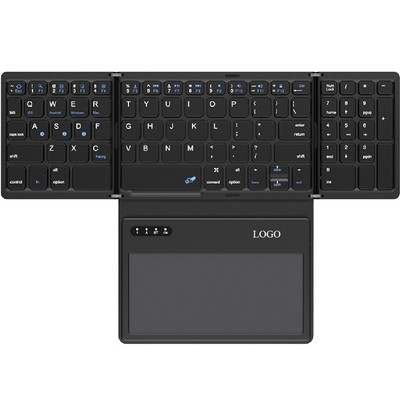 PU Wireless Bluetooth Keyboard With Touchpad