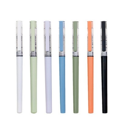 Liquid Ink Roller Ball Pen 0.5mm Quick Dry Writing Set