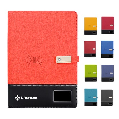 Multi-Functional Wireless Power Bank Notebook