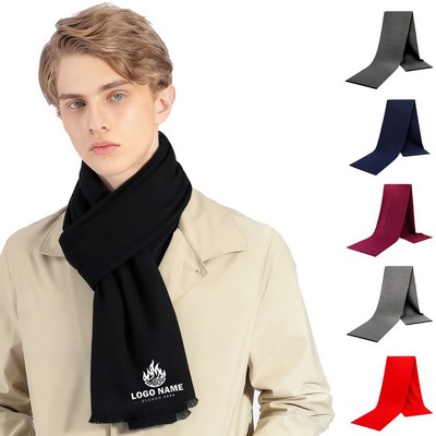 Solid Color Simple Warm Scarf