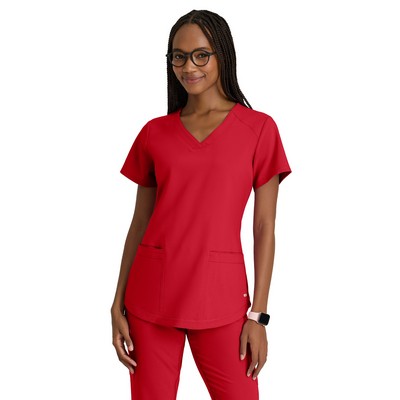 Grey's Anatomy Evolve Stretch - Women's Two-Pocket V-Neck Rhythm Scrub Top