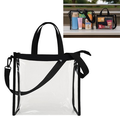 Premium Clear Vinyl Stadium Crossbody