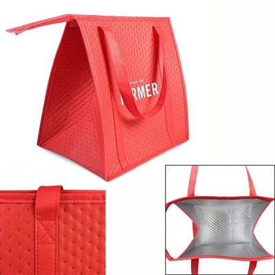 Zippered Lunch Cooler Tote