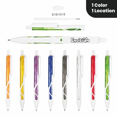 Elegant Retractable Translucent Ballpoint Pen