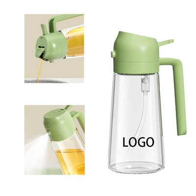 15Oz Home Use Pour And Spray Oil Bottle