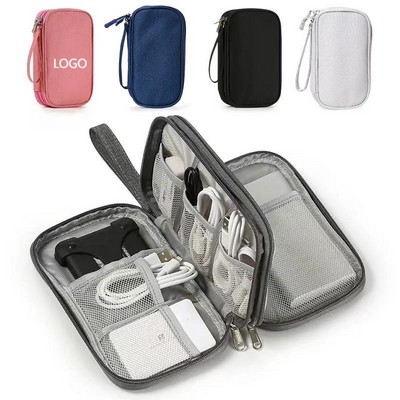Double Layer Oxford Cloth Digital Accessories Cable Organizer