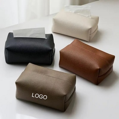 PU Leather Tissue Box