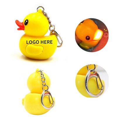 Quacky LED & Sound Keychain