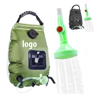 Solar-Powered Outdoor Shower Satchel