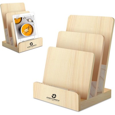 Wooden Desk Menu/Literature Holder