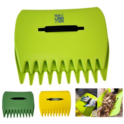 Large Hand Rake for Scooping up Leaves