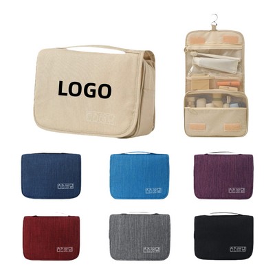 Foldable Travel Water-Resistant Toiletry Bag