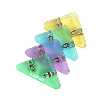 Triangular Corner Paper Clamps Anti-Curl Clips and Bookmarks