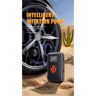 Rechargeable 150Psi Wireless Portable Multifunctional Electric Tire Air Compressor