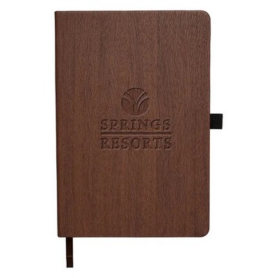 Woodgrain Texture Journal Notebook 5.7" X 8.46"