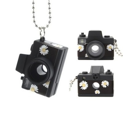 Camera-Inspired LED Keychain