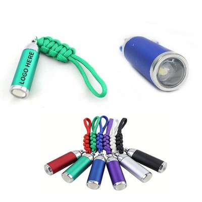 Compact Paracord LED Carabiner Keyring