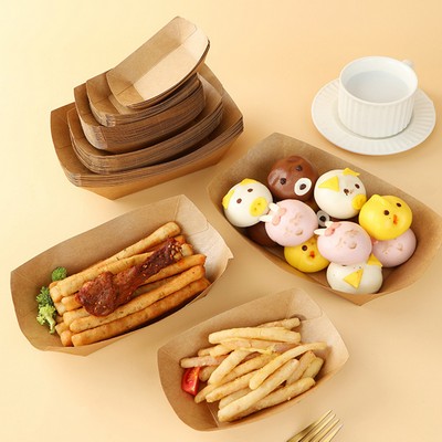 Stackable Boat Design Food Trays