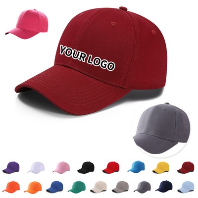 Polyester Cotton Panel Baseball Cap