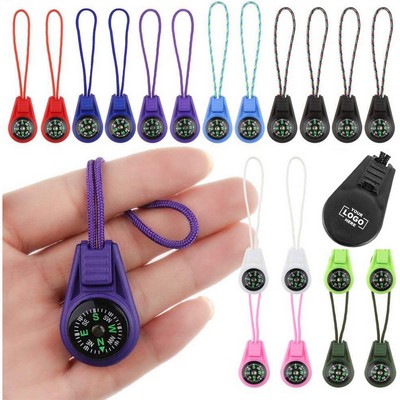 Mini Compass with Lanyard, Keychain Backpack Compass for Hiking & Orienteering