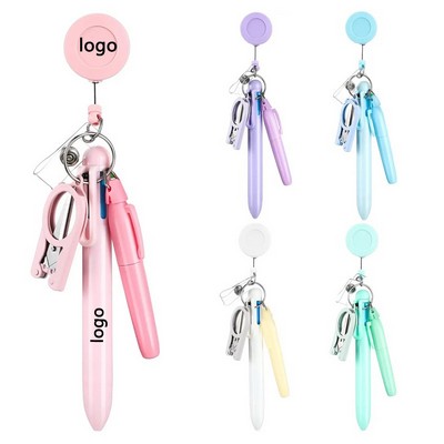 Retractable Badge Reel with Medical Tools