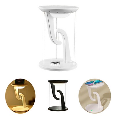 Anti-Gravity Levitating Lamp With Wireless Charger