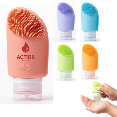 3.2 floz Silicone Travel Dispenser w/ Brush