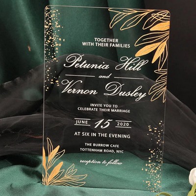 Full Color Printed Clear Acrylic Sign