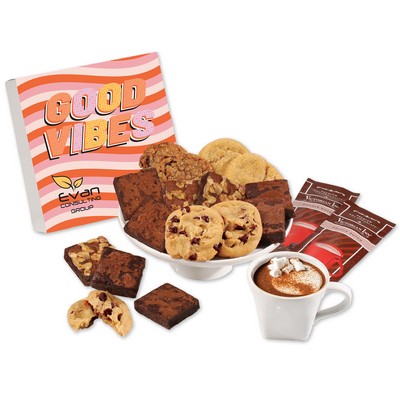 Full Color Gift Box w/Gourmet Cookie & Brownie