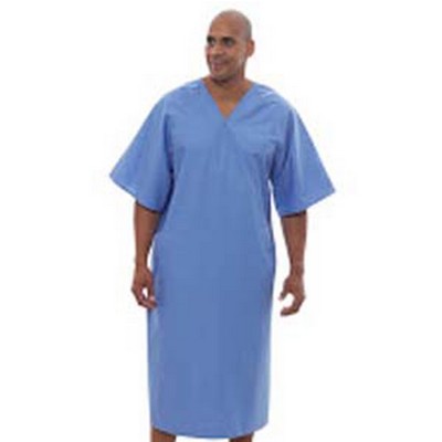 Fashion Seal - Reusable Protective Apparel - Unisex Angle Back Patient Gown