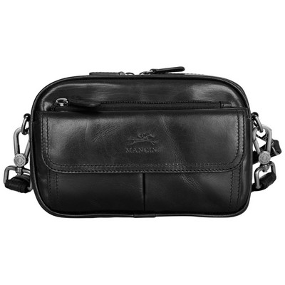Buffalo Unisex Bag with Zippered Organizer Pocket Black