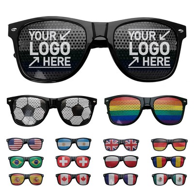 Pinhole Lens Decal Sunglasses