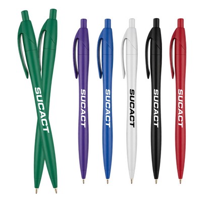 Lightweight Plastic Ballpoint Click Pen