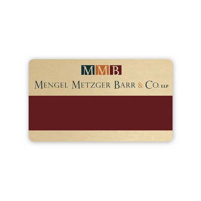 USA Made Eco-Friendly Sublimated Aluminum Badges (2.00" x 3.50" Inches) - Logo Only