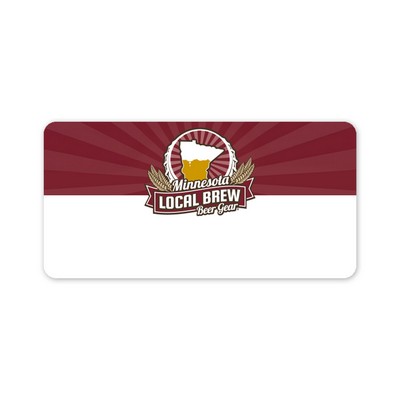 USA Made Eco-Friendly UV Full Color Aluminum Badges (1.50" x 3.00" Inches)