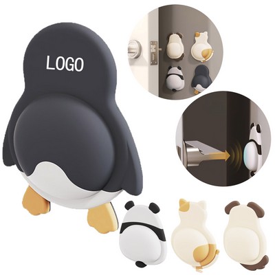 Whimsical Pet-Shaped Soft Gel Door Bumper