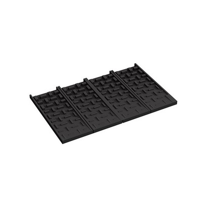 Self-Draining Silicone Dish Drying Mat Sloped Gravity Drainage Board Innovative Countertop