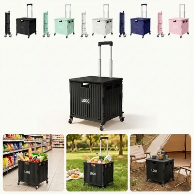 Foldable Cart With Swivel Caster