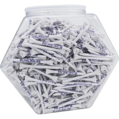 Trade Show Display Bowl w/ 2 3/4" Performance Tees